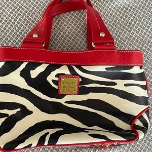 Dooney and Bourke zebra purse